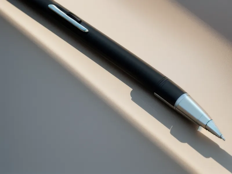 Detalle de la punta de un lápiz digital tocando la superficie de la tableta